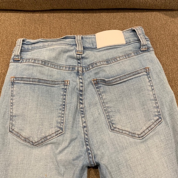 Front Ankle Slit Jeans - Picture 4 of 4